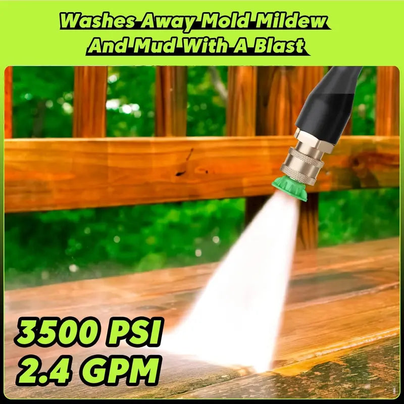 PowRyte 3500 PSI Electric Pressure Washer 2.4 GPM High-Performance Cleaning