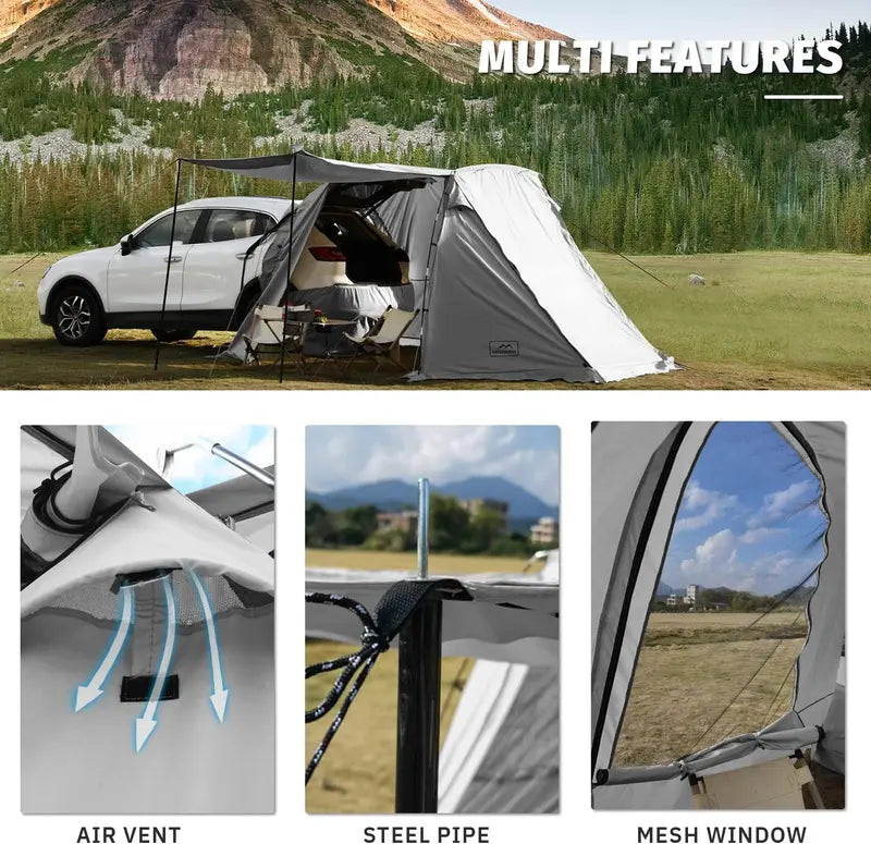 KAMPKEEPER SUV Tailgate Awning Tent Vehicle-Mounted Shade & Camping Shelter for On-the-Go Adventures