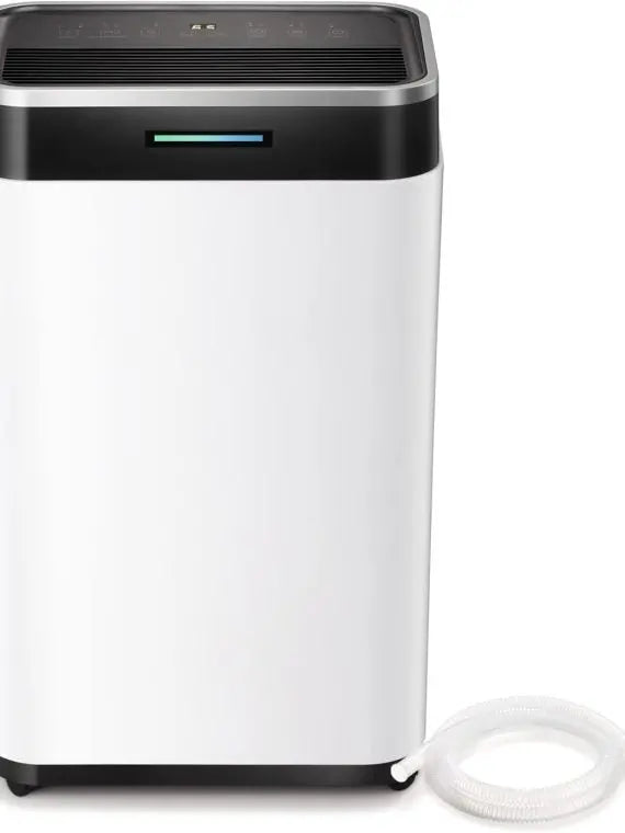 Dehumidifier for Home & Basement 4500 Sq.Ft Coverage, 6.5L Tank, Drain Hose Included