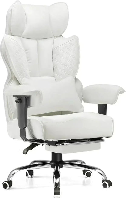 Extra-Wide Gaming Chair for Heavy Users  400 lb Support Capacity, Ergonomic Office & Gaming Design