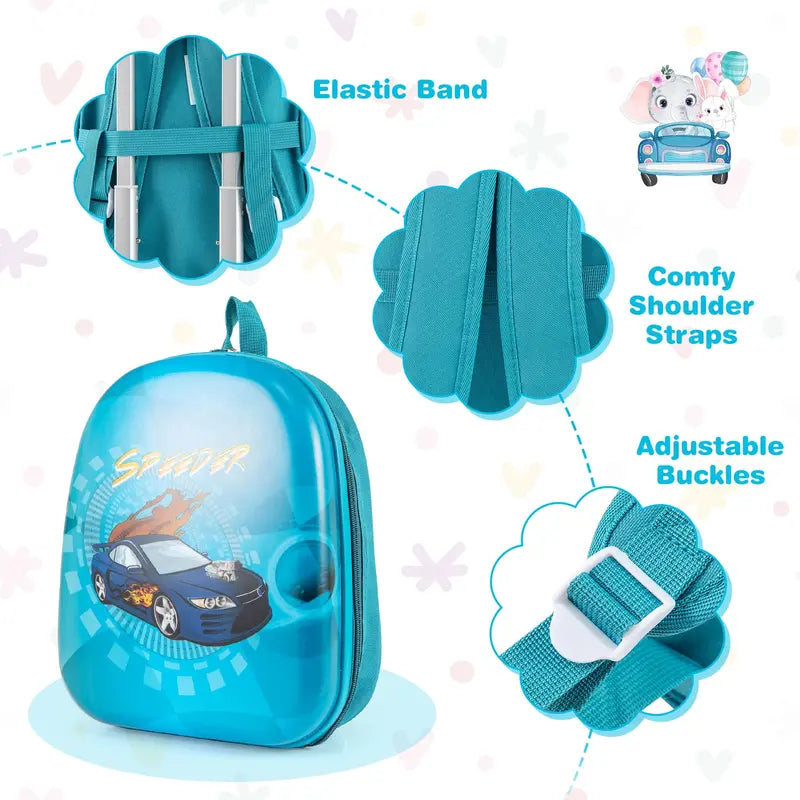 Toddler Travel Luggage Set  Navy 2-Piece Spinner Suitcase Bundle for Young Travelers