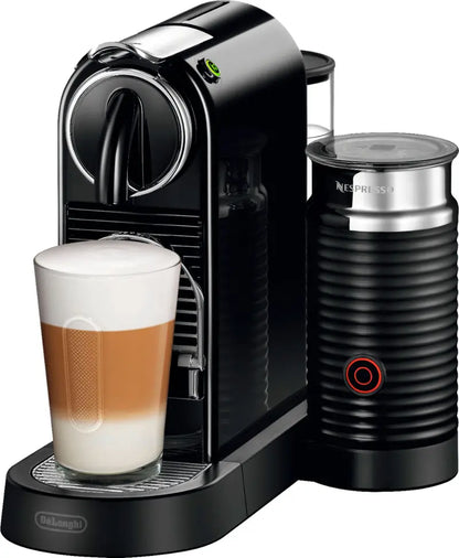 De’Longhi Nespresso Citiz Espresso Machine  Black Espresso & Milk Frother Combo