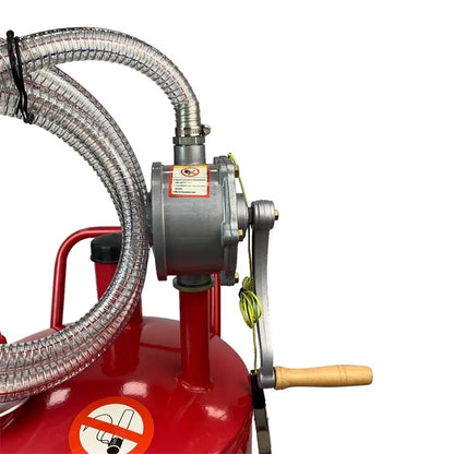 Yesfashion Gas Tank, 20 Gallon Gas Caddy with Wheel Convenient Gasoline Diesel Fuel Transfer Tank Drum Tool Jgc20 Pantone 186c