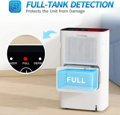 AIRPLUS 30-Pint Dehumidifier  Covers Up to 1,500 Sq. Ft., Ideal for Basements & Large Living Areas