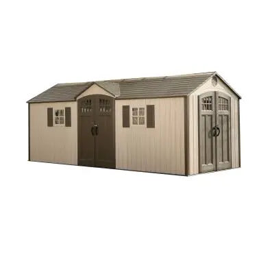20′ x 8′ Heavy-Duty Outdoor Storage Shed  Weather-Resistant Garden & Tool Enclosure