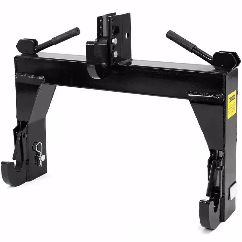 Category 1 Three-Point Quick Hitch  Farm Tractor Implement Attachment with Clevis Hook System