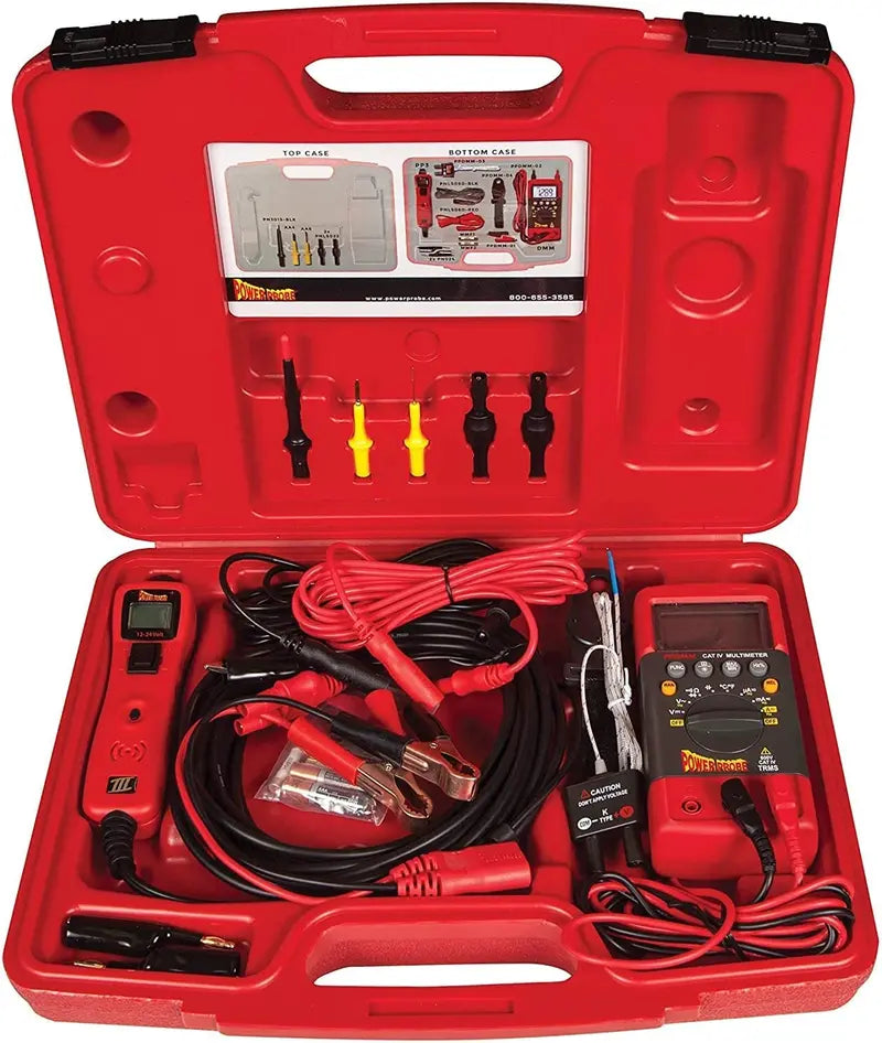 Power Probe Professional Electrical Diagnostic Test Kit  Red Edition