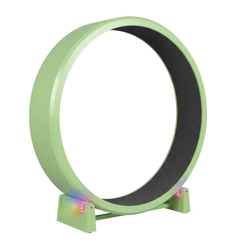 Large-Diameter 48-Inch Exercise Wheel with Non-Slip Black Felt Tread Surface