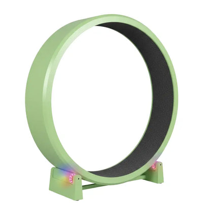 Large-Diameter 48-Inch Exercise Wheel with Non-Slip Black Felt Tread Surface