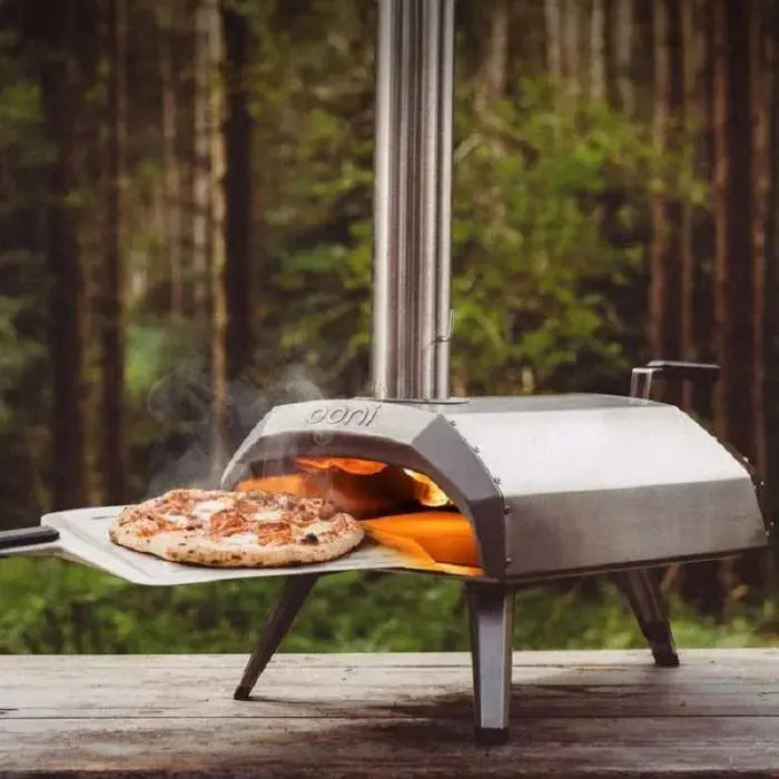 Karu 12 Multi-Fuel Pizza Oven  Outdoor Brick-Style Oven for Wood, Charcoal, or Gas Cooking