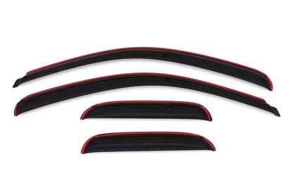 AVS 07-13 Chevy Silverado 1500 Ext. Cab Ventvisor Front and Rear Window Deflectors 4pc  Smoke