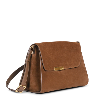 Amelot  - Cuir Velours Camel