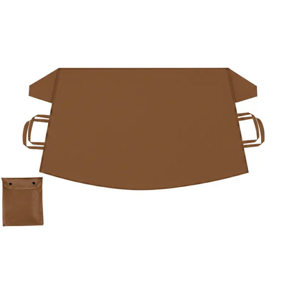 600D Oxford Windshield Snow Cover with Adjustable Strap Mount  Four Size Options