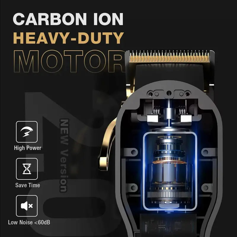SUPRENT PRO Cordless Hair Clipper Set for Men  Precision Cutting System