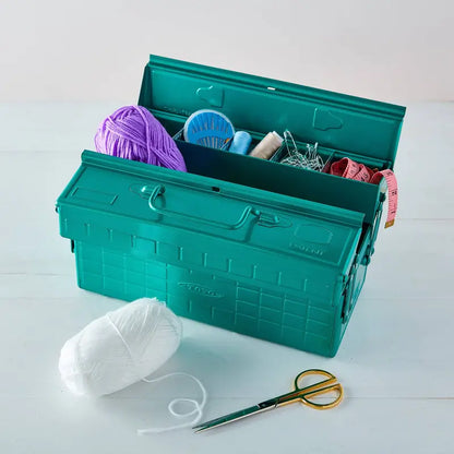 Toyo ST-350 Heavy-Duty Tool Box  Green