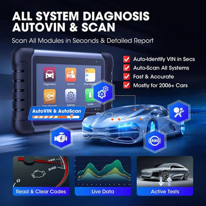 2024 Bidirectional OBD2 Scanner  MK808BT Pro / MX808S / M808Z with Android 11 & 28+ Service Functions