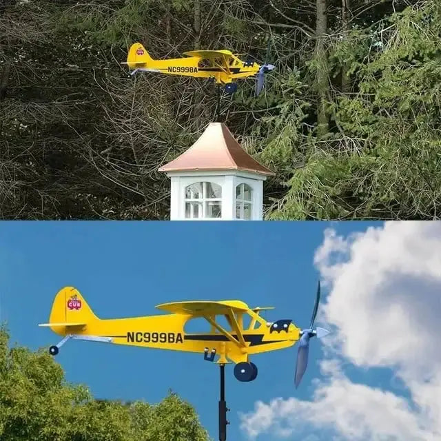 Historic Flight Aviation-Inspired Spinning Wind Sculpture