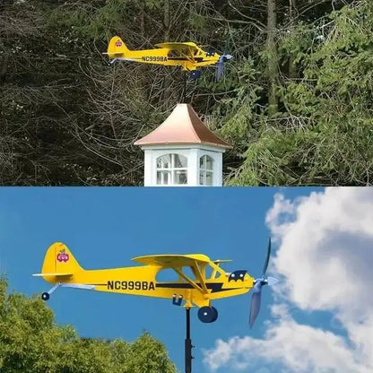 Historic Flight Aviation-Inspired Spinning Wind Sculpture