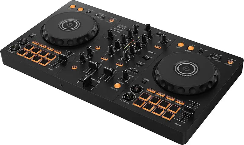Pioneer DDJ-FLX4 DJ Controller  Compact 2-Channel Mixer with Performance Pads & Serato Integration