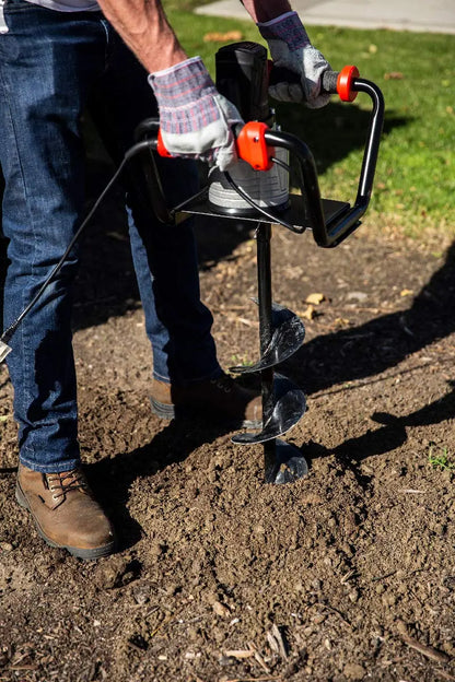 XtremepowerUS 1500W Post Hole Digger  Earth Auger for Fencing and Landscaping Projects