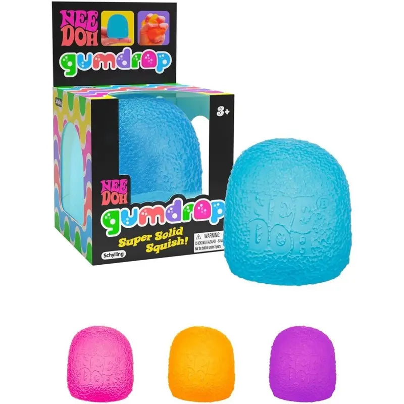 NeeDoh Gumdrop  Textured 2.5-Inch Sensory Squeeze Toy