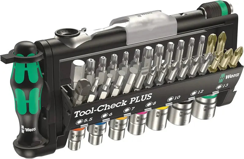 KNIPEX Zyklop 3/8″ Metric Ratchet Set  43-Piece Professional Mechanic Kit