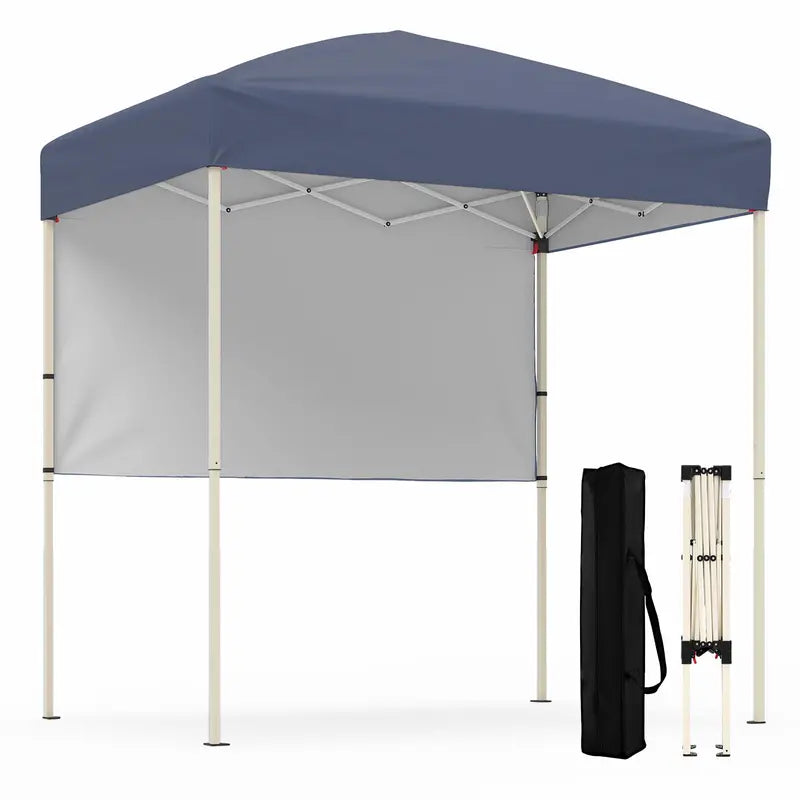 6 x 4-Foot Pop-Up Canopy  UPF 50+ Sun-Shade Tent with Quick-Setup Design & Half Sidewall