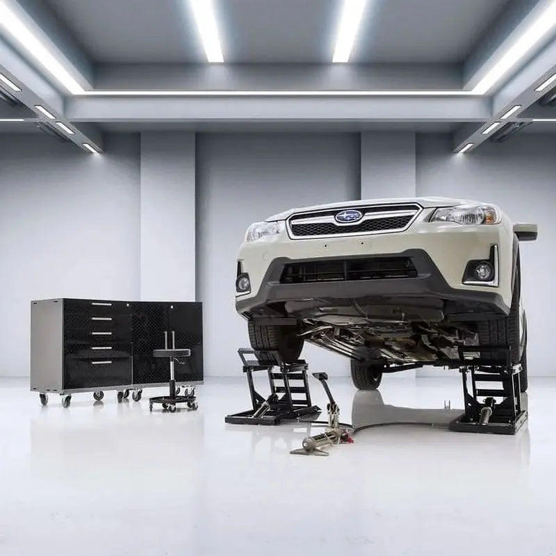 Widow Hydraulic Vehicle Lift with Integrated Ramps — 3,000 lb. Per Pair Capacity