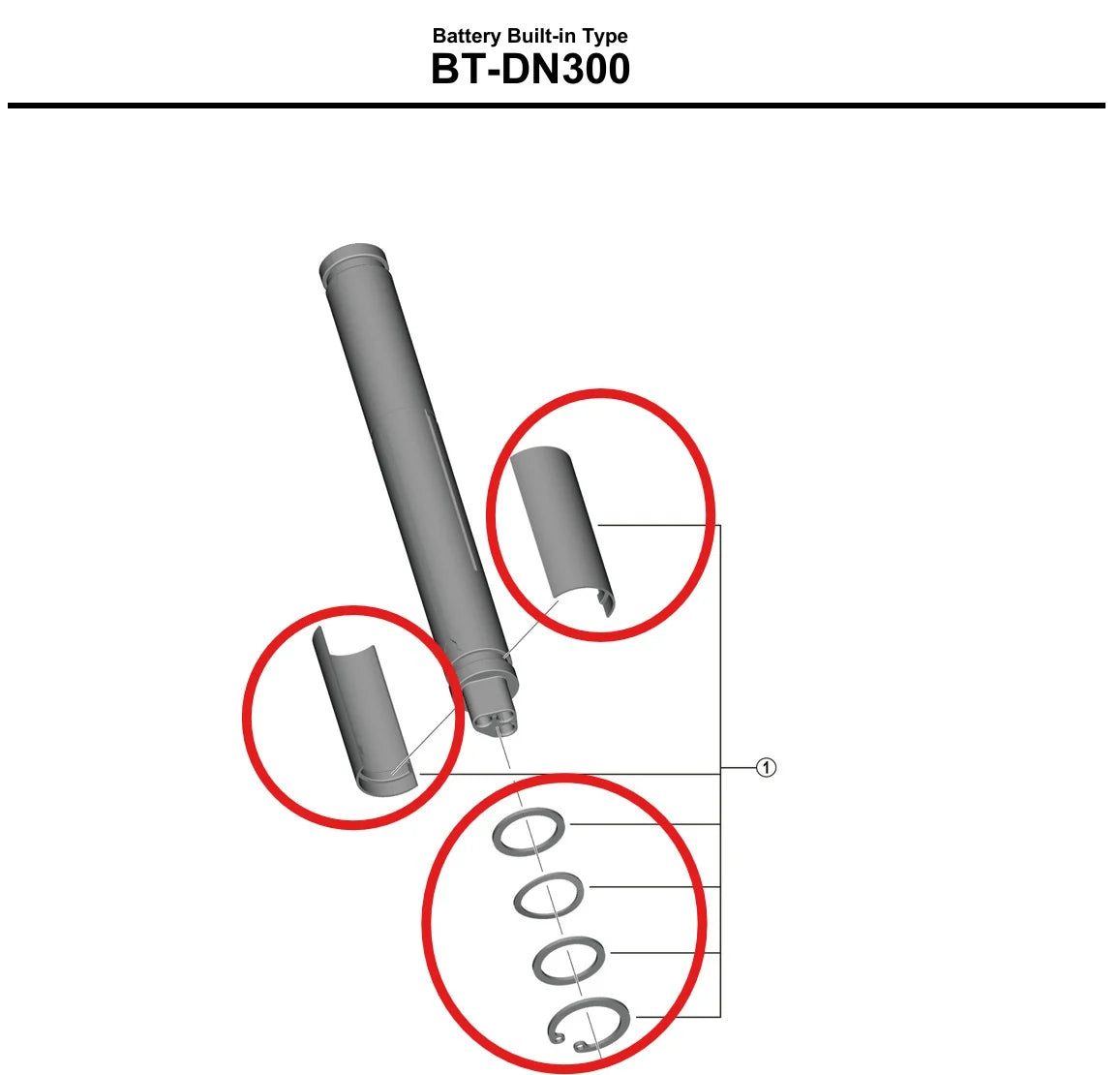 Adaptateur de Batterie SHIMANO BT-DN300
