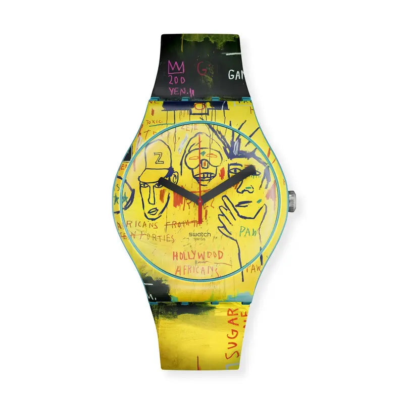 Swatch x Jean-Michel Basquiat Limited-Edition Yellow Watch