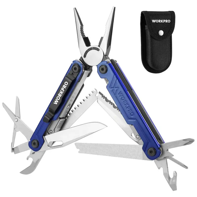 WORKPRO 18-in-1 Multi-Function Plier Tool with Ergonomic Grip