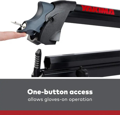 Yakima PowderHound 6 Rooftop Ski & Snowboard Carrier  Holds 6 Skis or 4 Boards, Quiet Ride, Universal Fit