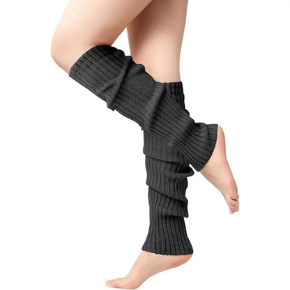 Retro Knit Leg Warmers  Women¡¯s 80s-Inspired Dance &amp; Yoga Accessory