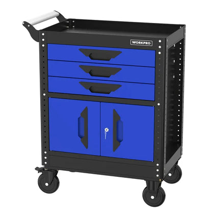 WORKPRO 27.5-Inch 3-Drawer Rolling Tool Chest with Heavy-Duty Casters
