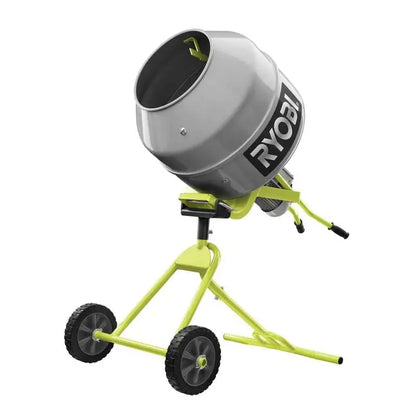 Portable 5.0 Cu. Ft. Concrete Mixer  Compact Drum Mixer for DIY & Small-Scale Projects (RMX001)
