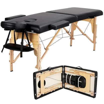 Yaheetech Portable Massage Table  Foldable Spa Bed for Lash Techs and Therapists