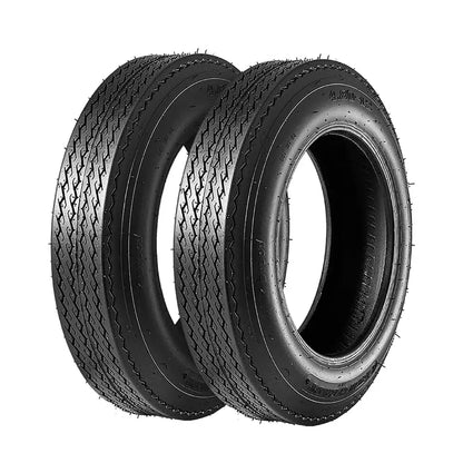 Albott Set of 2 4.80-12 Bias Trailer Tires 6PR 480-12 4.80×12 Hightway Boat Motorcycle Tires, Load Range C