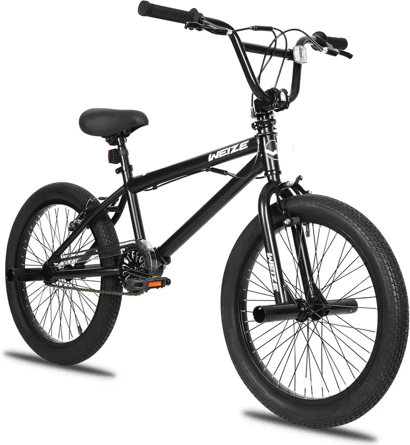 WEIZE 20″ Freestyle BMX Bike  Stunt-Ready Steel Frame, 360° Rotor Hub & Durable Build for Riders of All Ages