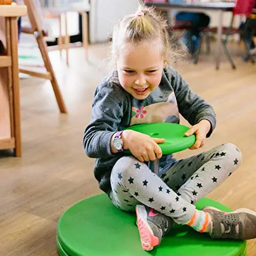 The Freckled Frog Whizzy Dizzy Sit and Spin Toy for Preschoolers  Durable, Safe, Supports 8,000 lb, Ideal for Group Play