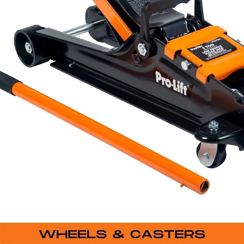2-Ton Hydraulic Trolley Floor Jack  4,000-Pound Lifting Capacity, Stable Car Lift for Garages and Driveways