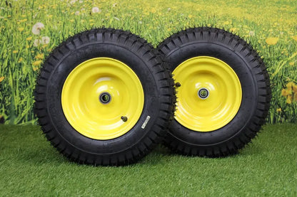 Antego Tire and Wheel (Set of 2) 16×6.50-8 Tires and Wheels 4 Ply for Lawn and Garden Mower Turf Tires .75