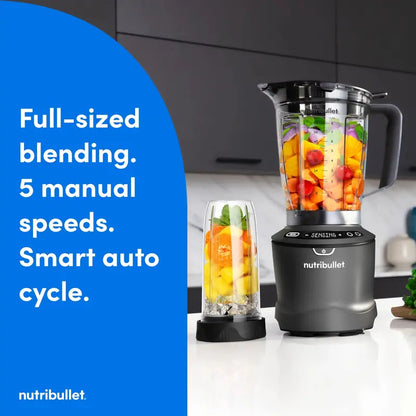 nutribullet SmartSense Blender Combo — 1400W High-Performance System with Intelligent Program Recognition