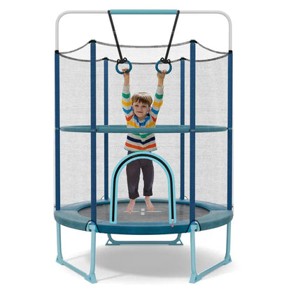 60-Inch Kids’ Trampoline with 3-in-1 Toddler-Safe Configuration