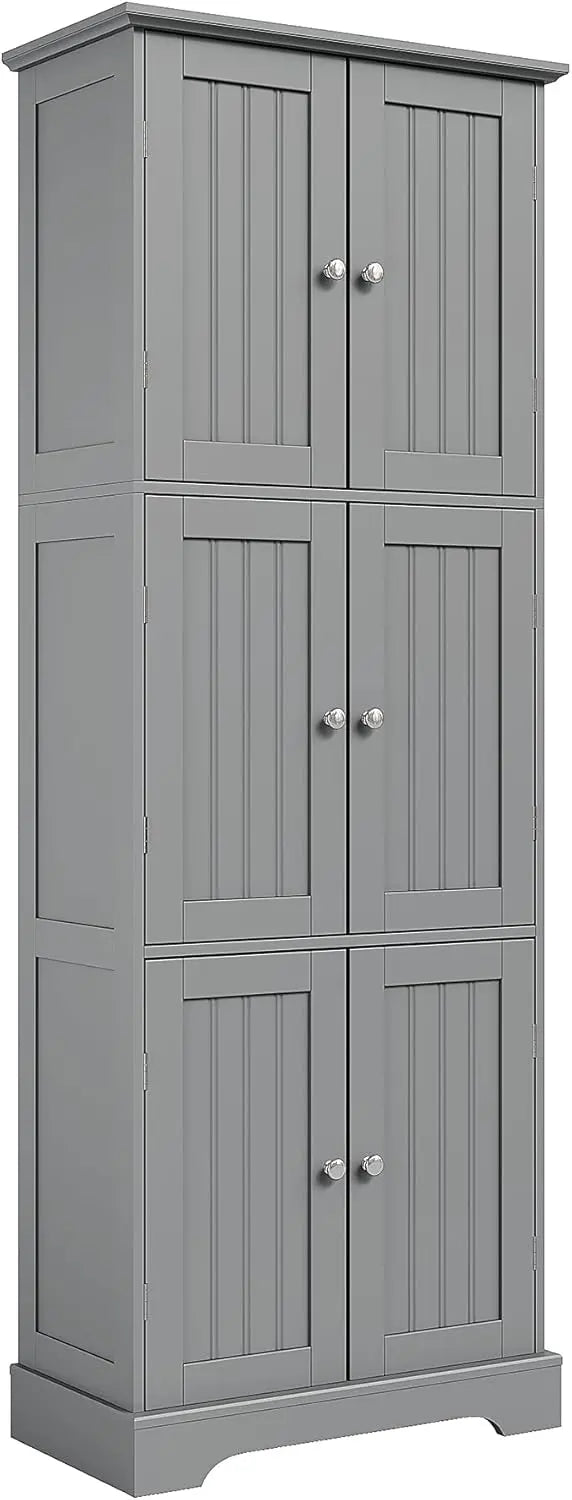 ChooChoo Six-Door Freestanding Bathroom Floor Cabinet