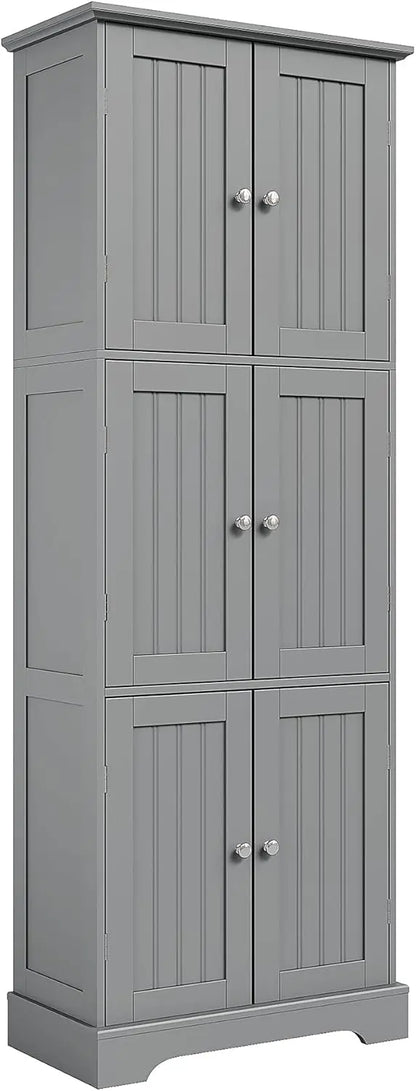 ChooChoo Six-Door Freestanding Bathroom Floor Cabinet