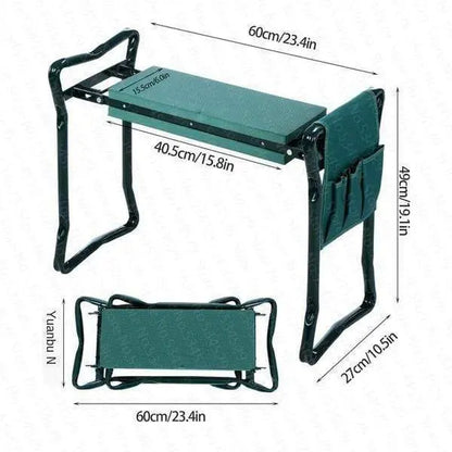 Ergonomic Folding Gardener’s Kneeling Bench  Portable Support for Planting & Weeding
