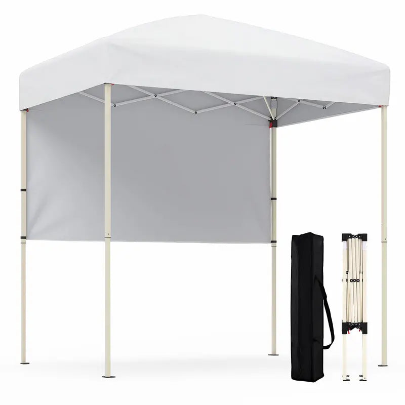 6 x 4-Foot Pop-Up Canopy  UPF 50+ Sun-Shade Tent with Quick-Setup Design & Half Sidewall
