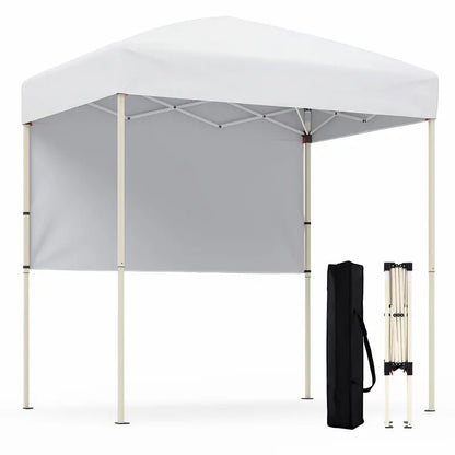 6 x 4-Foot Pop-Up Canopy  UPF 50+ Sun-Shade Tent with Quick-Setup Design & Half Sidewall