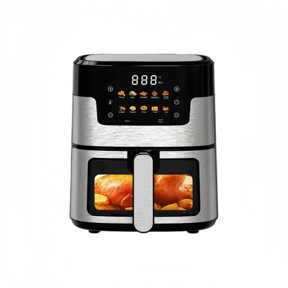 5L Touchscreen Smart Air Fryer  Premium Stainless Steel Design
