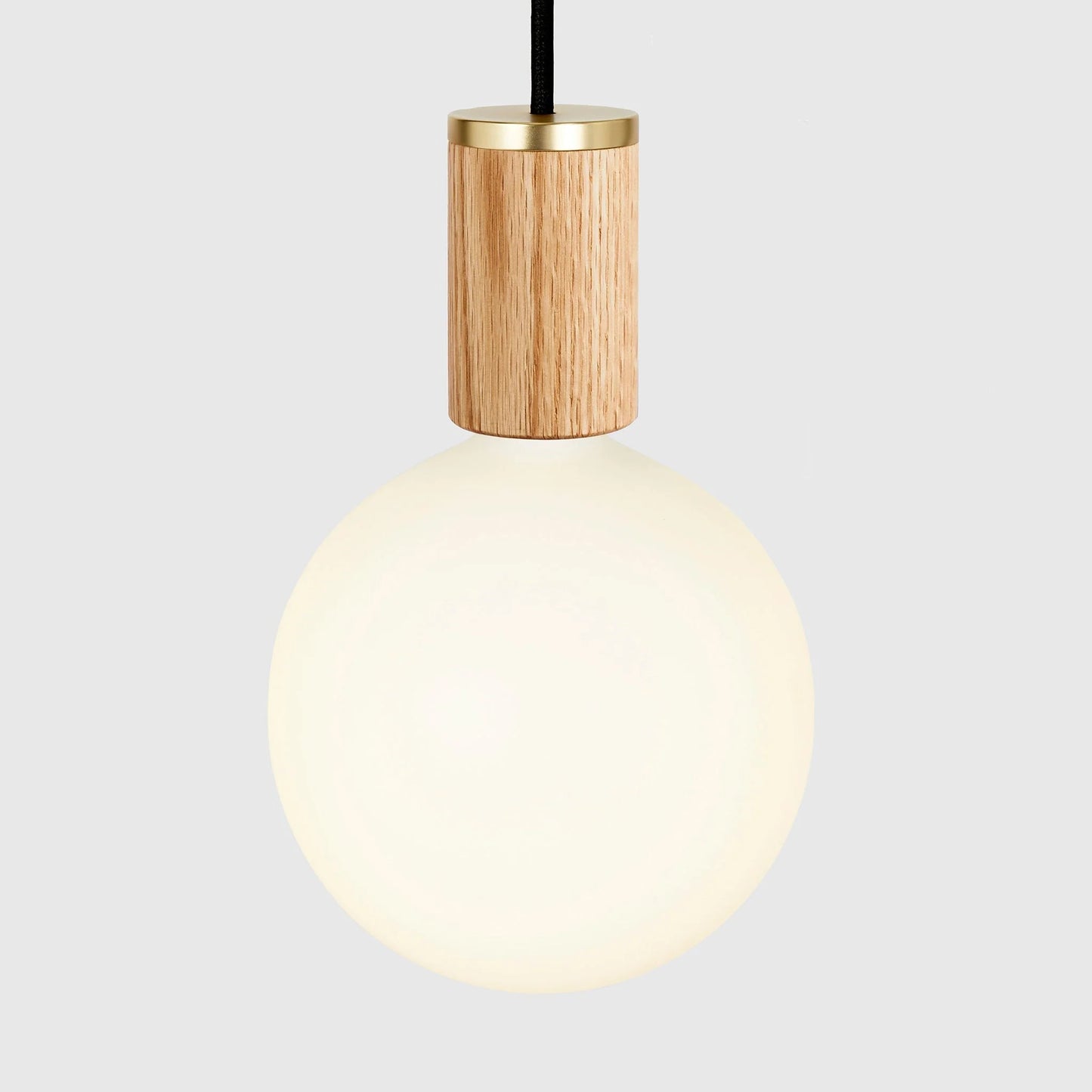 The Original Nine Pendant in Oak + Sphere IV